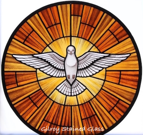 Holy Spirit window, web