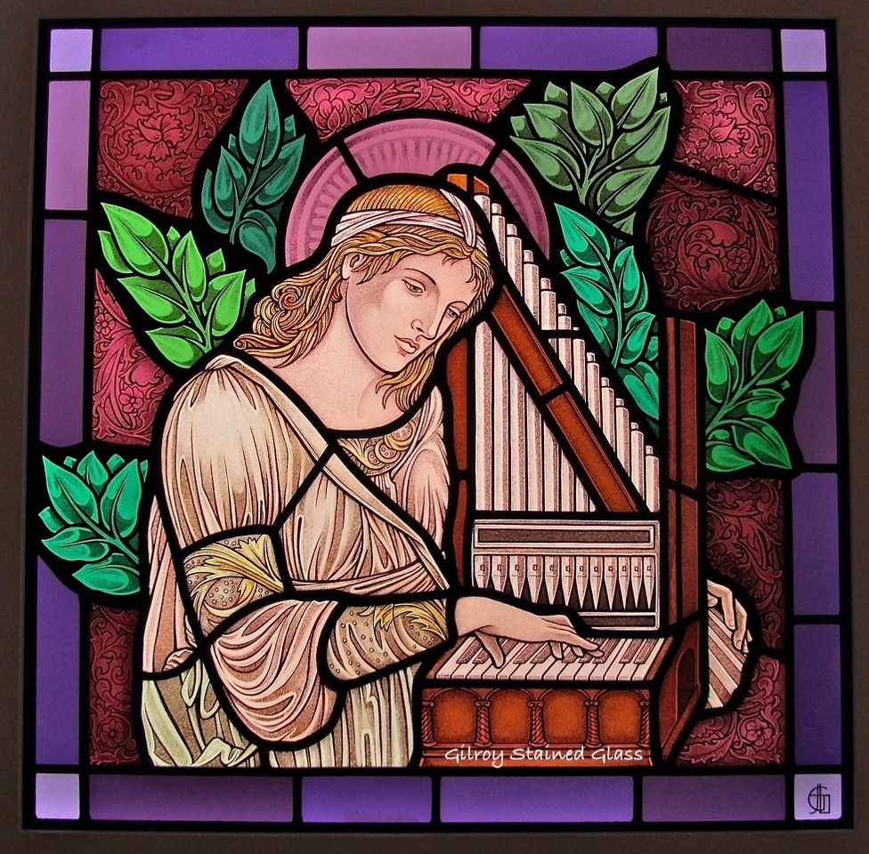 St Cecilia ©Gilroy Stained Glass