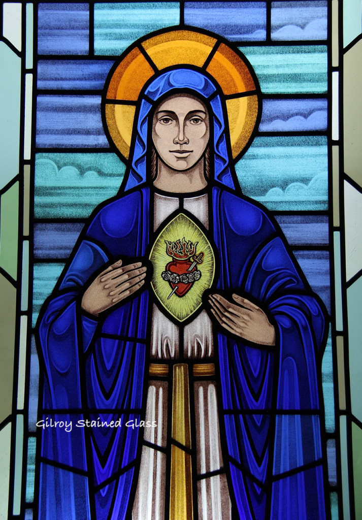 Immaculate Heart, vertical image