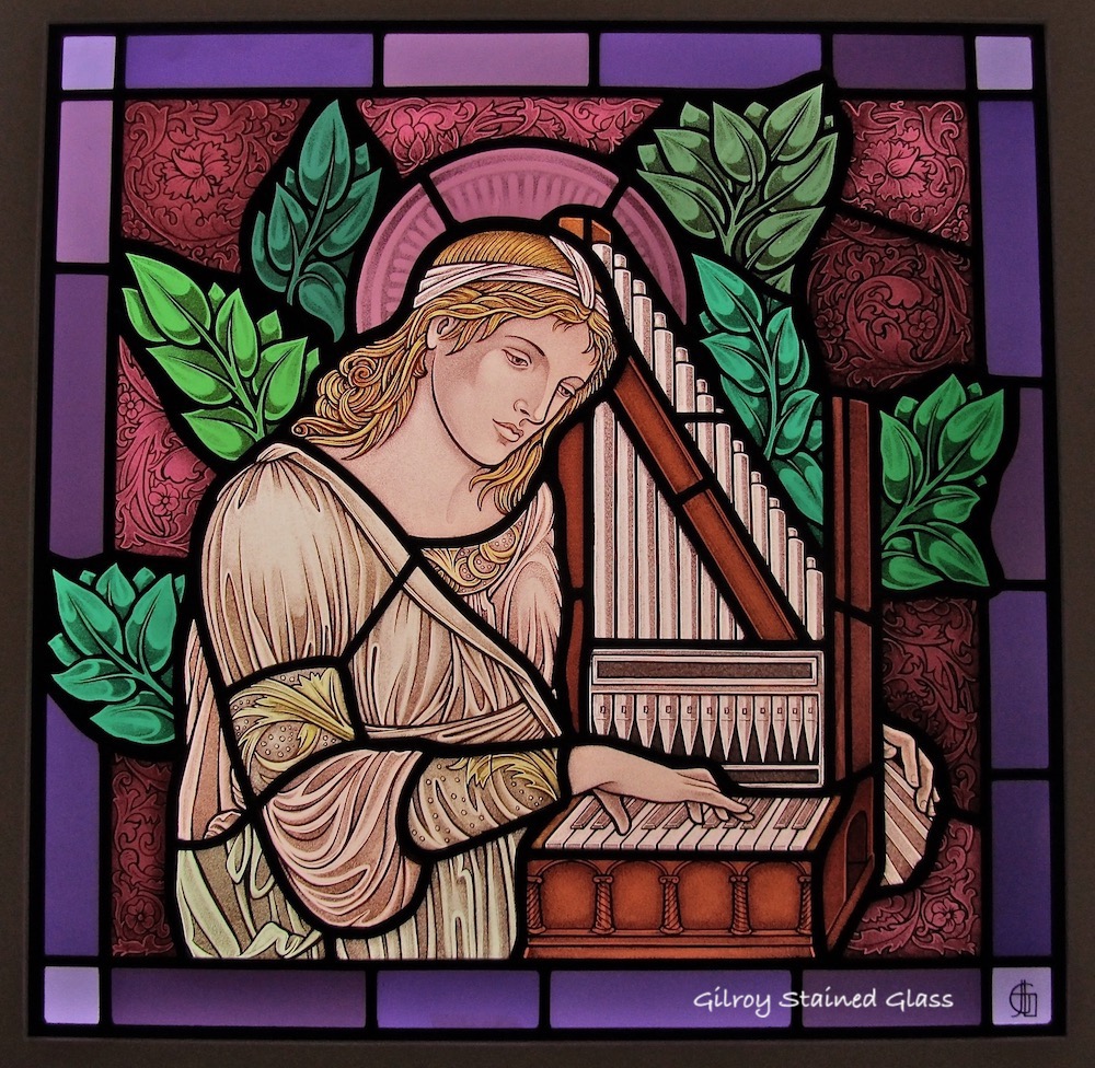 St Cecilia ©Gilroy Stained Glass