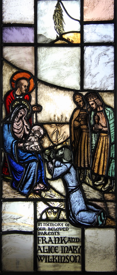 Restoration, wise men window, St John's Shaughnessy ©Gilroy Stained Glass